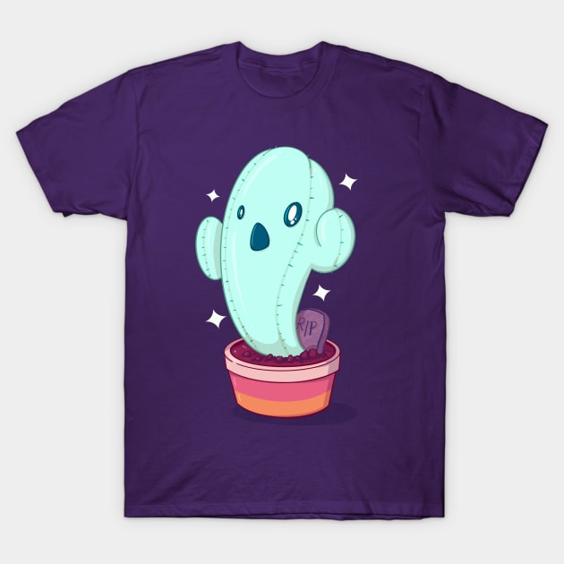 Spooky Succulent T-Shirt by LVBart